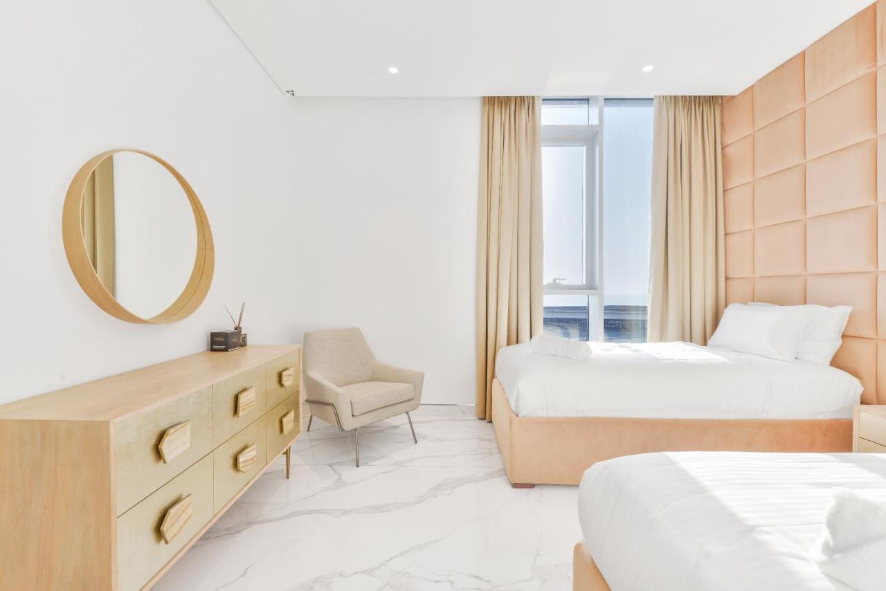 Luxe 3 Bedroom Oceanfront Apartment In The Heart Of Bluewaters Island 迪拜 外观 照片