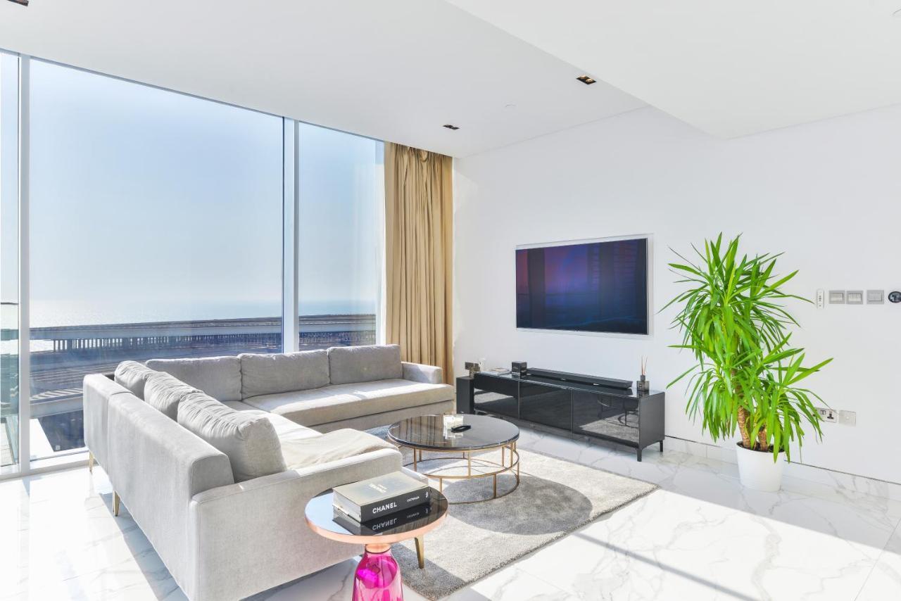 Luxe 3 Bedroom Oceanfront Apartment In The Heart Of Bluewaters Island 迪拜 外观 照片