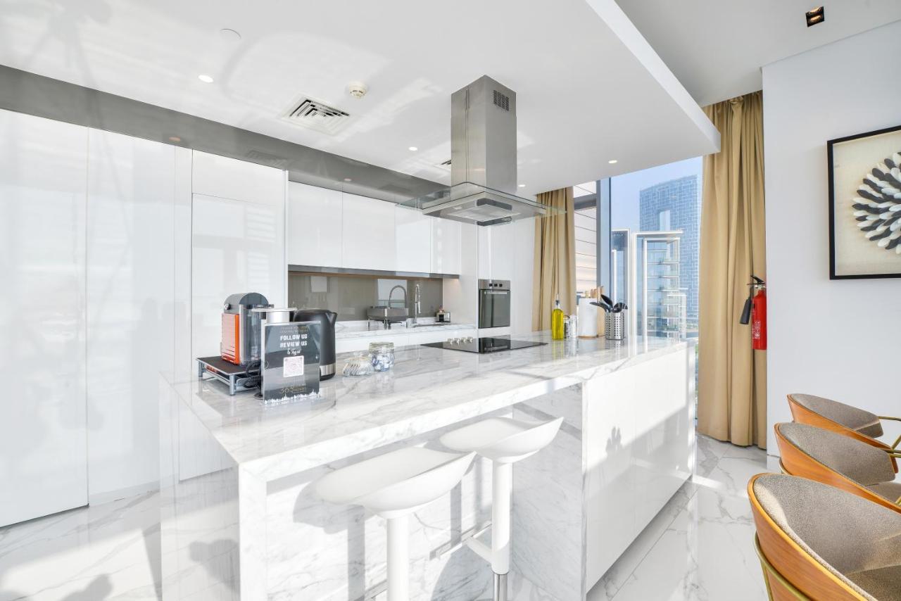 Luxe 3 Bedroom Oceanfront Apartment In The Heart Of Bluewaters Island 迪拜 外观 照片