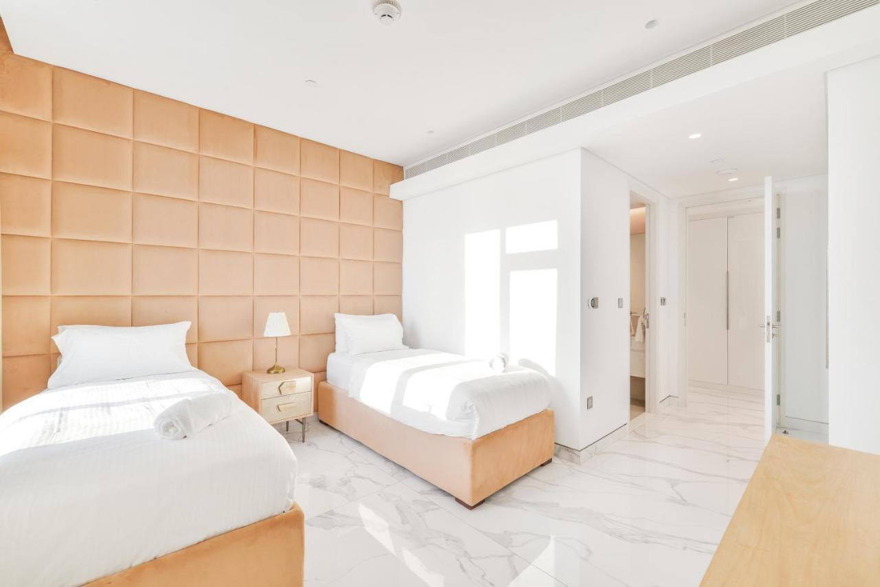 Luxe 3 Bedroom Oceanfront Apartment In The Heart Of Bluewaters Island 迪拜 外观 照片